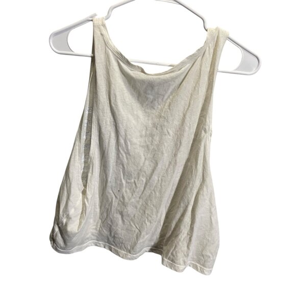 Victorias Secret PINK M American Flag Sequin Tank Top White - Picture 4 of 4